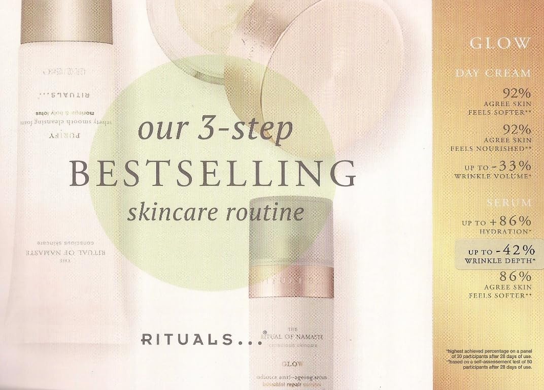 Rituals ritual of namaste 3 step bestselling cleansing foam anti ageing serumm anti-ageing day cream travel set Gift Box - Image 2
