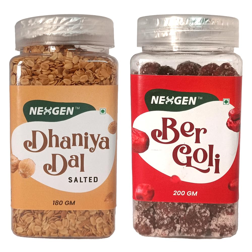 NEXGEN Ber Goli & Dhaniya Dal (Solted) Candy | 380 G | New_NE2022_2C2201