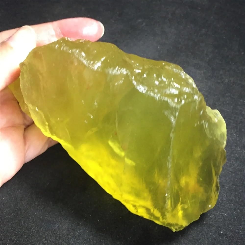 AUOQKQUT Beautiful Citrine Crystal Rough Raw Stone Rock Ornaments (Size : 200-250g)