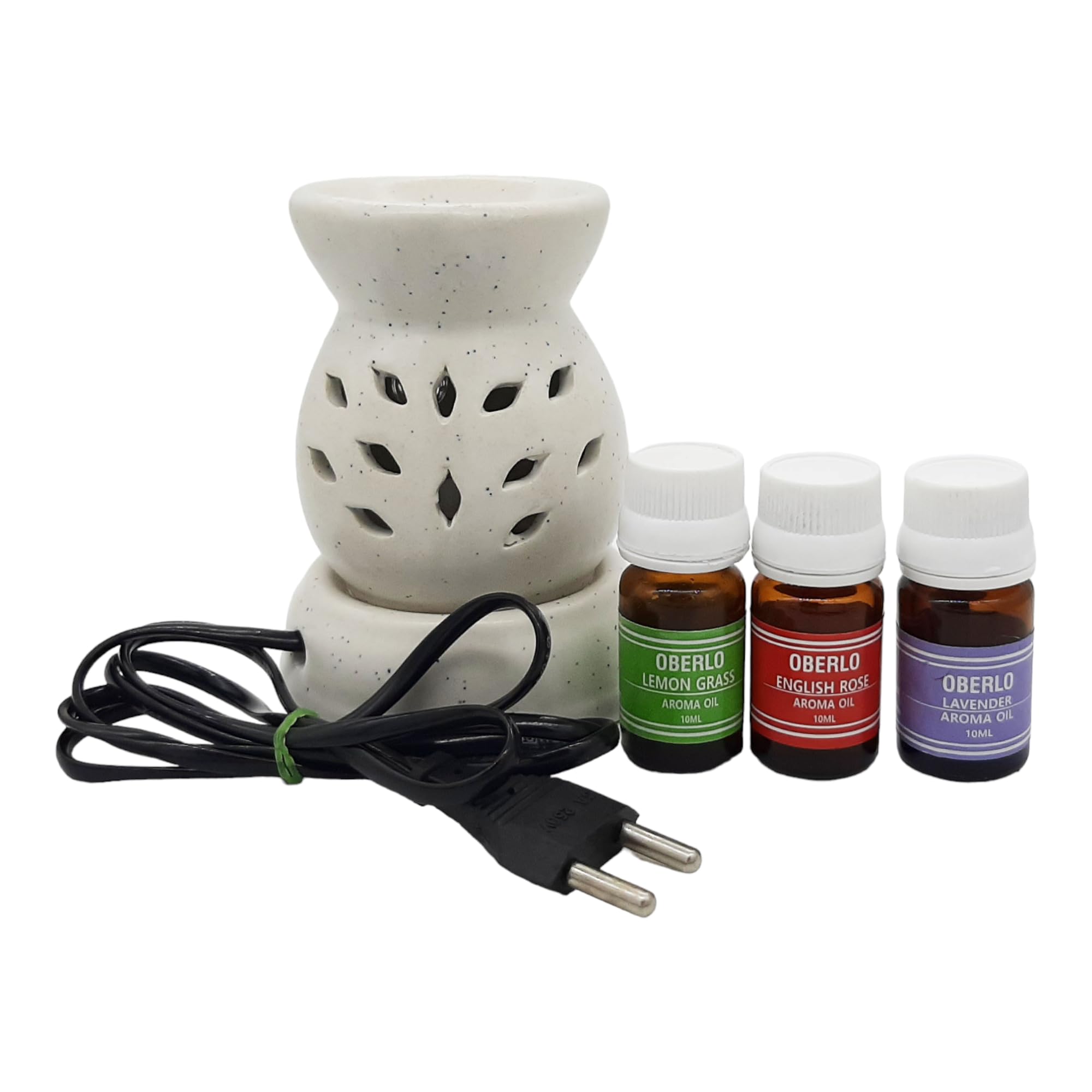 BHARTI Traders lavenderlemongrass,Rose Aroma Oil, Diffuser Set (3 x 10 g)