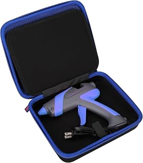 Mchoi Hard Case Suitable for Chandler Tool 60W High Temp Large Glue Gun Stand-Up base & 12 Glue Sticks, Waterproof Shockproof Hot Glue Gun Protective Case, Case Only