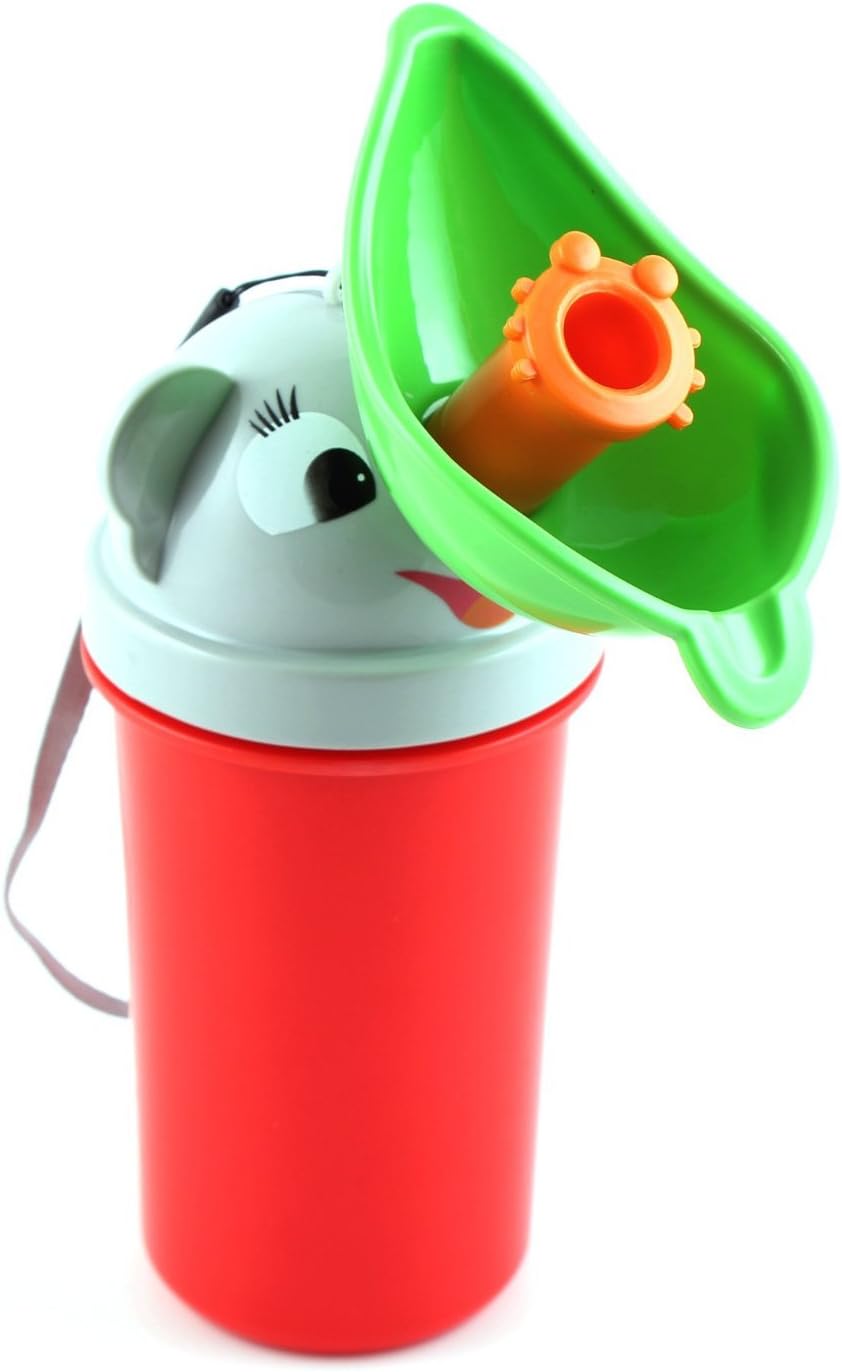 Portable Kids Girls Urinal Toilet Red