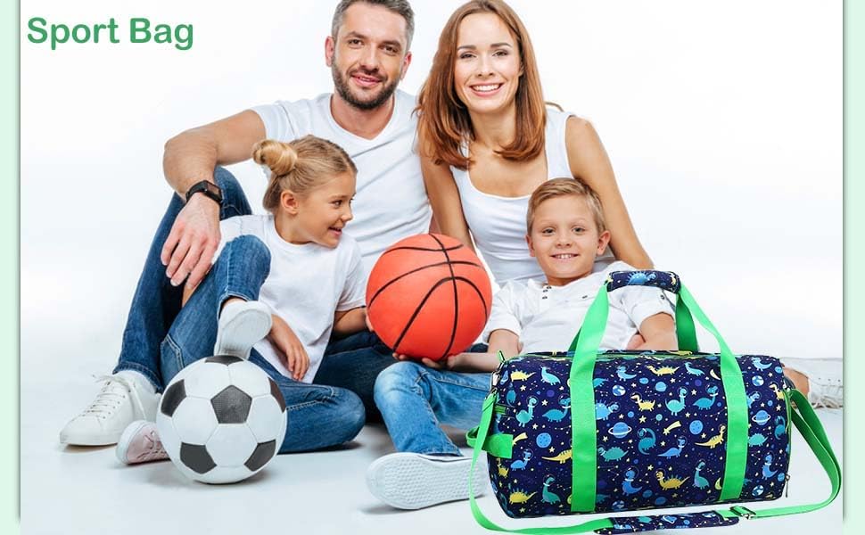 Gym Travel Duffle Bag for Girls - Gymnastics Sports Dance Bag with Shoe Compartment & Wet Pocket Panda Kids Travel Bag Teens Weekender Sleepover Carry On Bag - Image 7