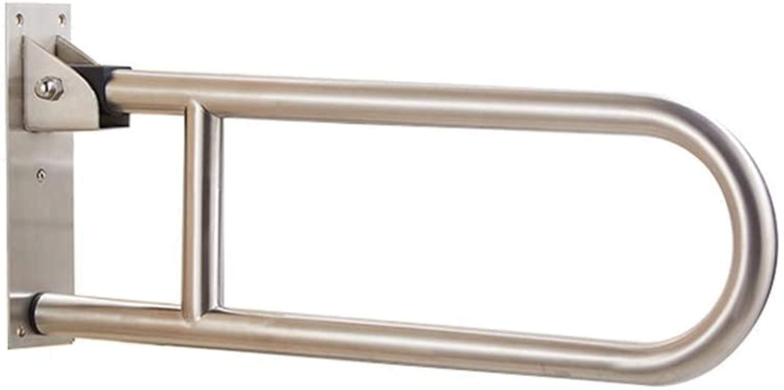 Safety Handrail Bathroom Gug Bath Handle Towel Rail Grab Rail Bathroom Handrail Shower Wall Toilet Grab Bar Elderly, Folding Support, Hinged Safety Rail Support Drop Down