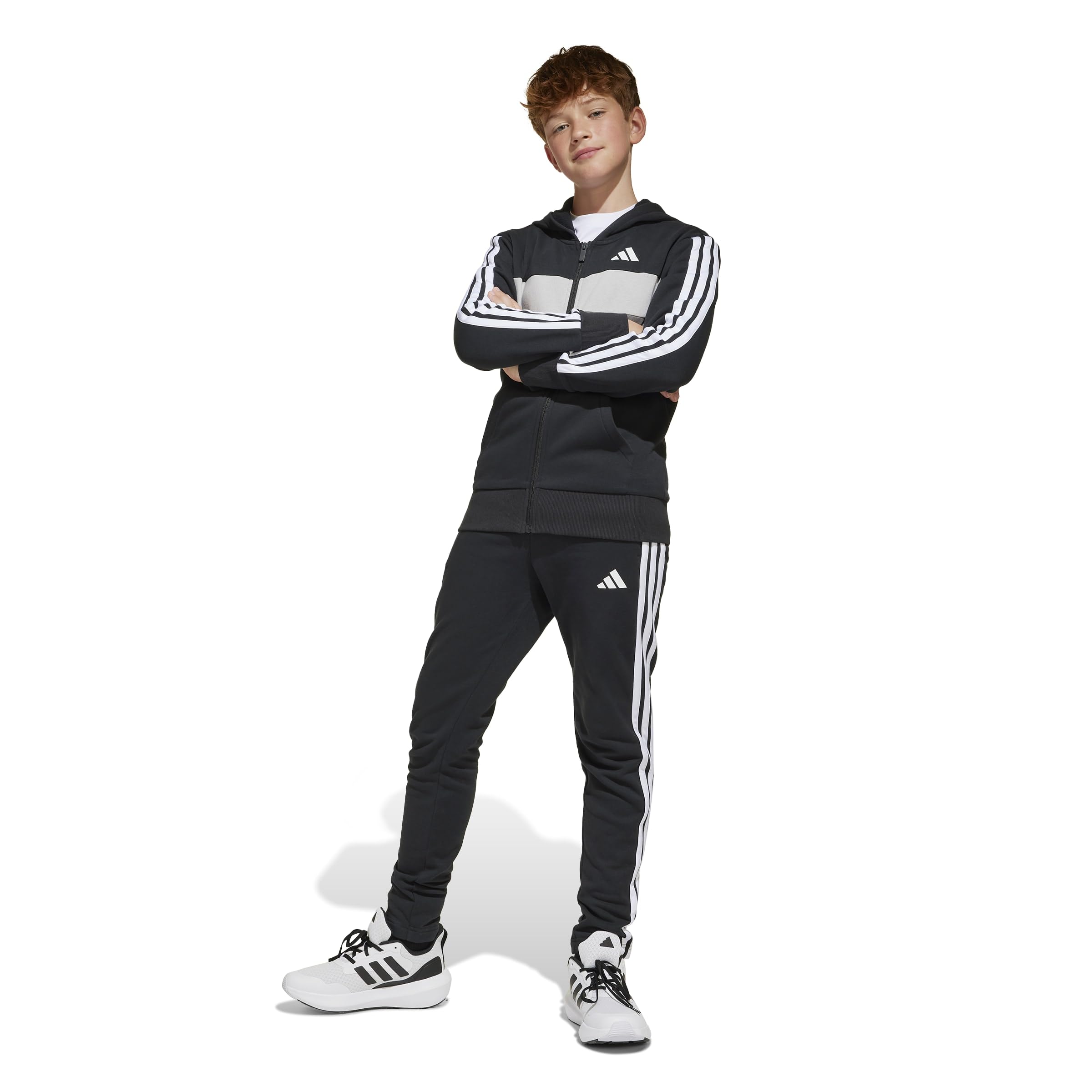 adidas Seasonal Essentials Tiberio 3 Stripes Fleece Chándal Unisex niños