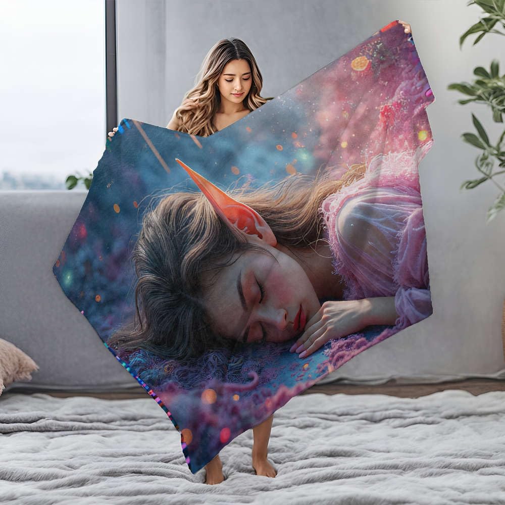 Couverture polaire pour bébé personnalisée : cadeau de naissance idéal