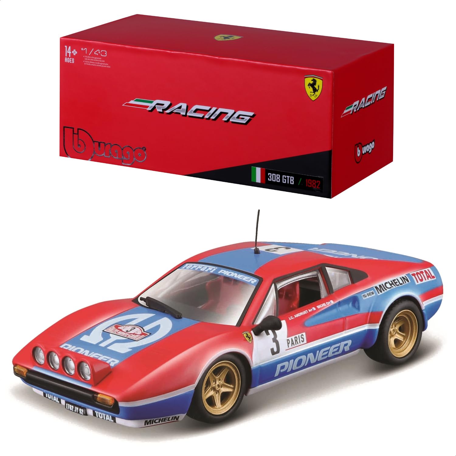 【レア!!】 Ferrari 308 GTB QV BEST MODE 1/43 レア!!】 Ferrari 308 GTB QV BEST MODE 1/43