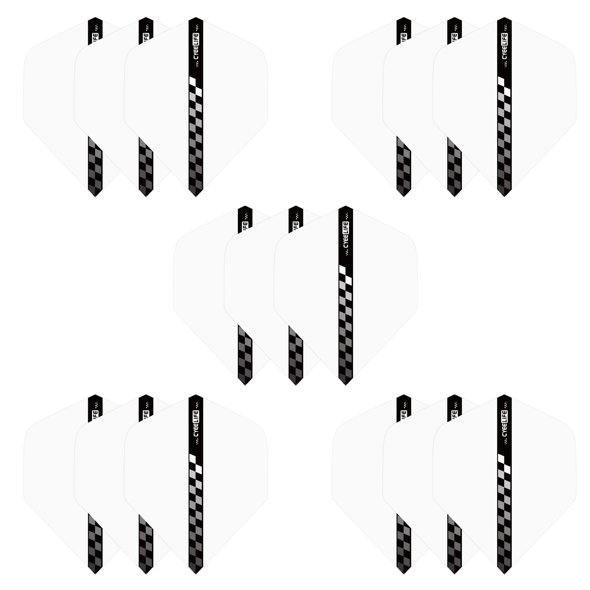 Set 15 Freccette Standard CyeeLife - Design Serpente Nero, Per Gioco E Sport - Foto 13