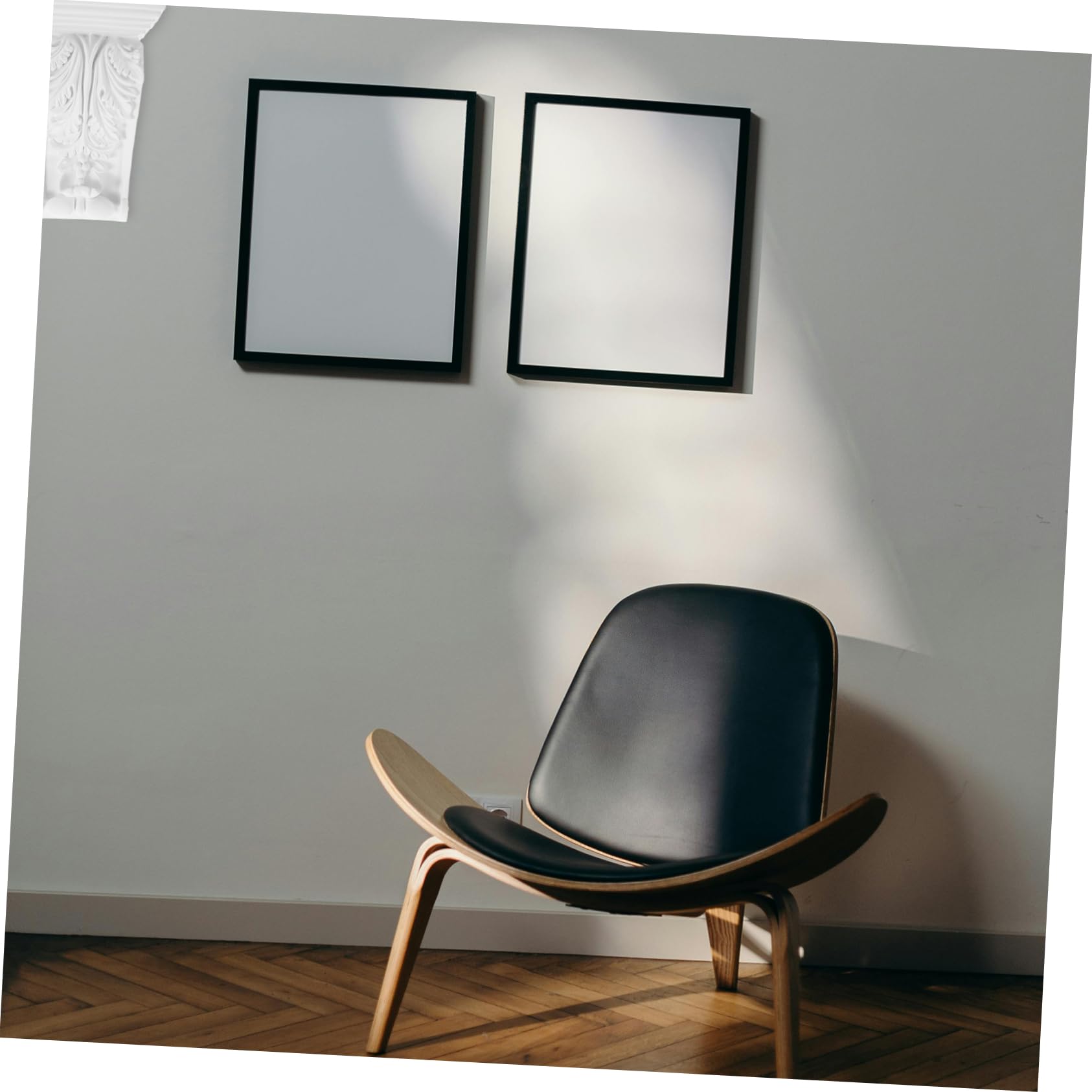 2 Pezzi Modanatura Decorativa Angolare PU per Decorazioni Murali Design Facile Installazione per Interni