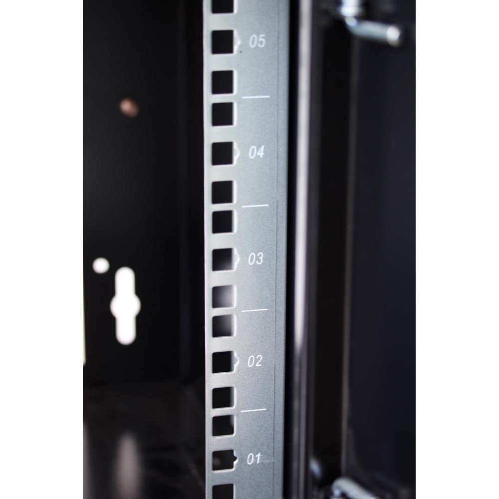 Techly Professional 101577 Armadio Rack 19" a Muro 9U Prof. 450 Nero Assemblato Nero