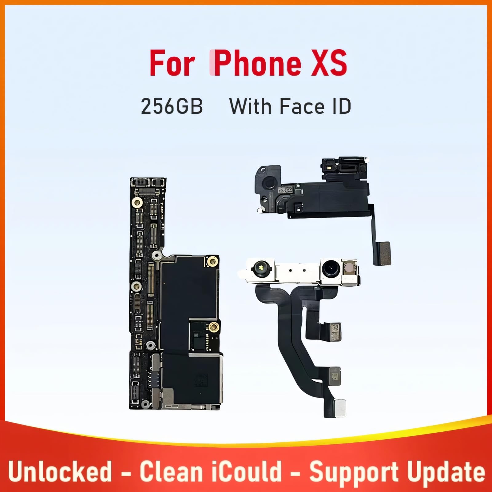 Płyta główna X XR XS Max 64 GB 256 GB 512 GB Karta logiczna Face ID | RS Ma odblokowane 128 GB z Main Clean iCloud(XS 256G FACE ID)