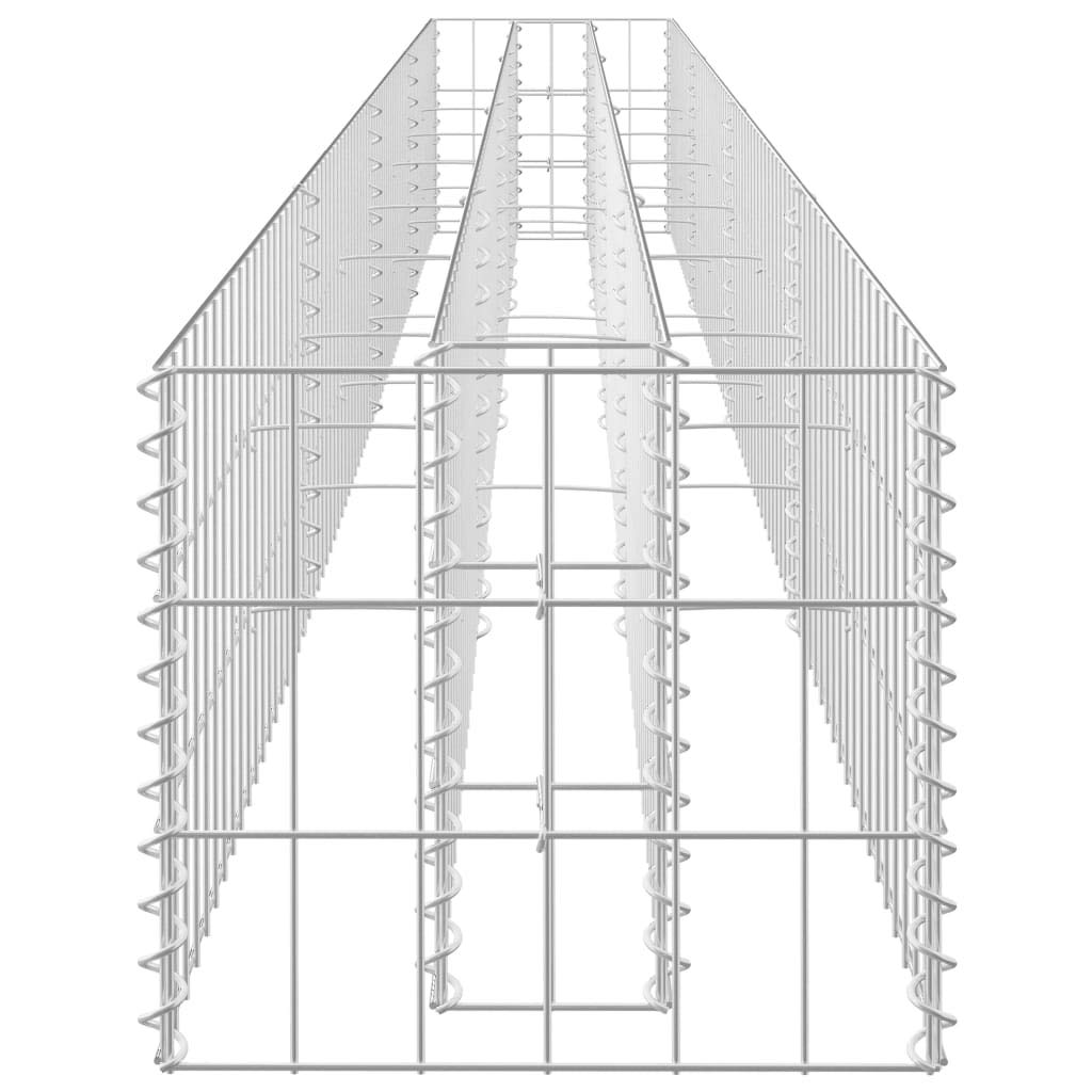 Arriate, Mesa De Cultivo, Huerto Domestico, Cultivo De Plantas Aromaticas, Arriate De Jardín, de gaviones de Acero 360x30x30 cm