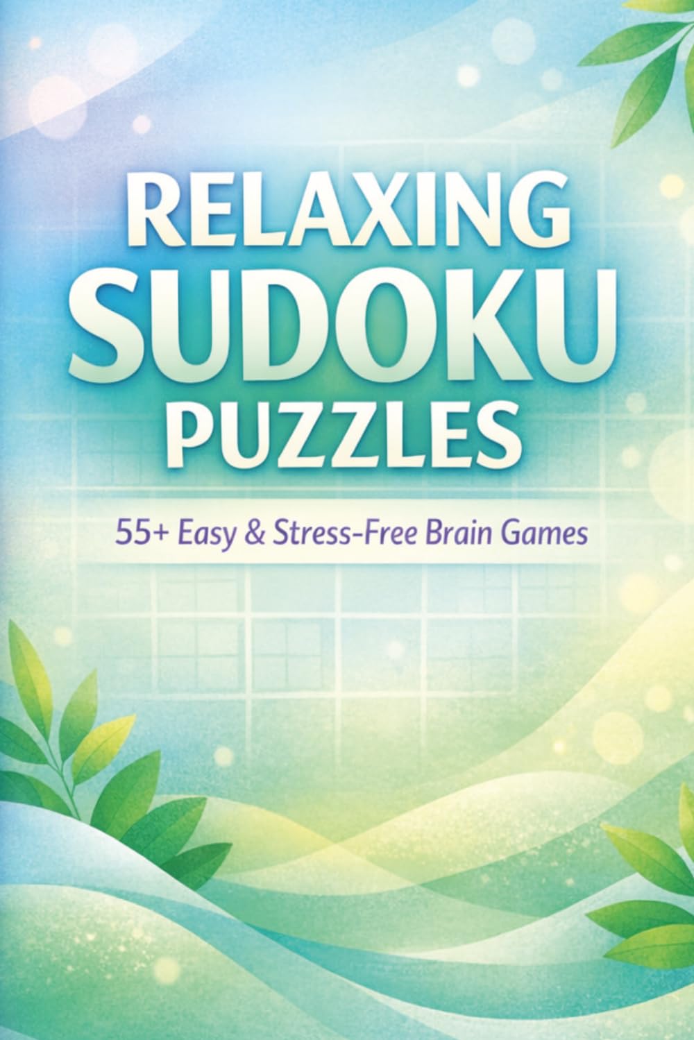 Relaxing Sudoku Puzzle Book: Easy Sudoku Puzzles to Unwind, Relax Your Mind, and Find Peace | 6x9 Inches, 125 Pages | 55+ Puzzles | Solutions Included