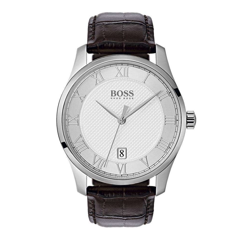 HUGO BOSS MASTER MEN's SILVER DIAL WATCH - 1513586