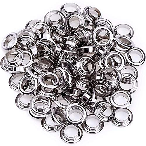 Grommet Tool Kit, Grommet Setting Tool And 100 Sets Grommets Eyelets With Storage Box (1/2 Inch Inside Diameter) #TOP4