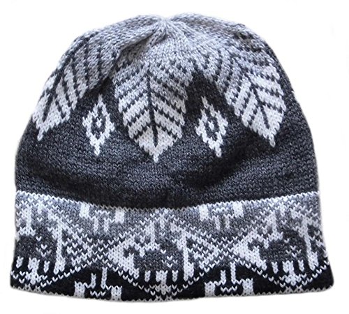 Bonnet en laine d'alpaga contre le froid extrême style Inka doux et léger