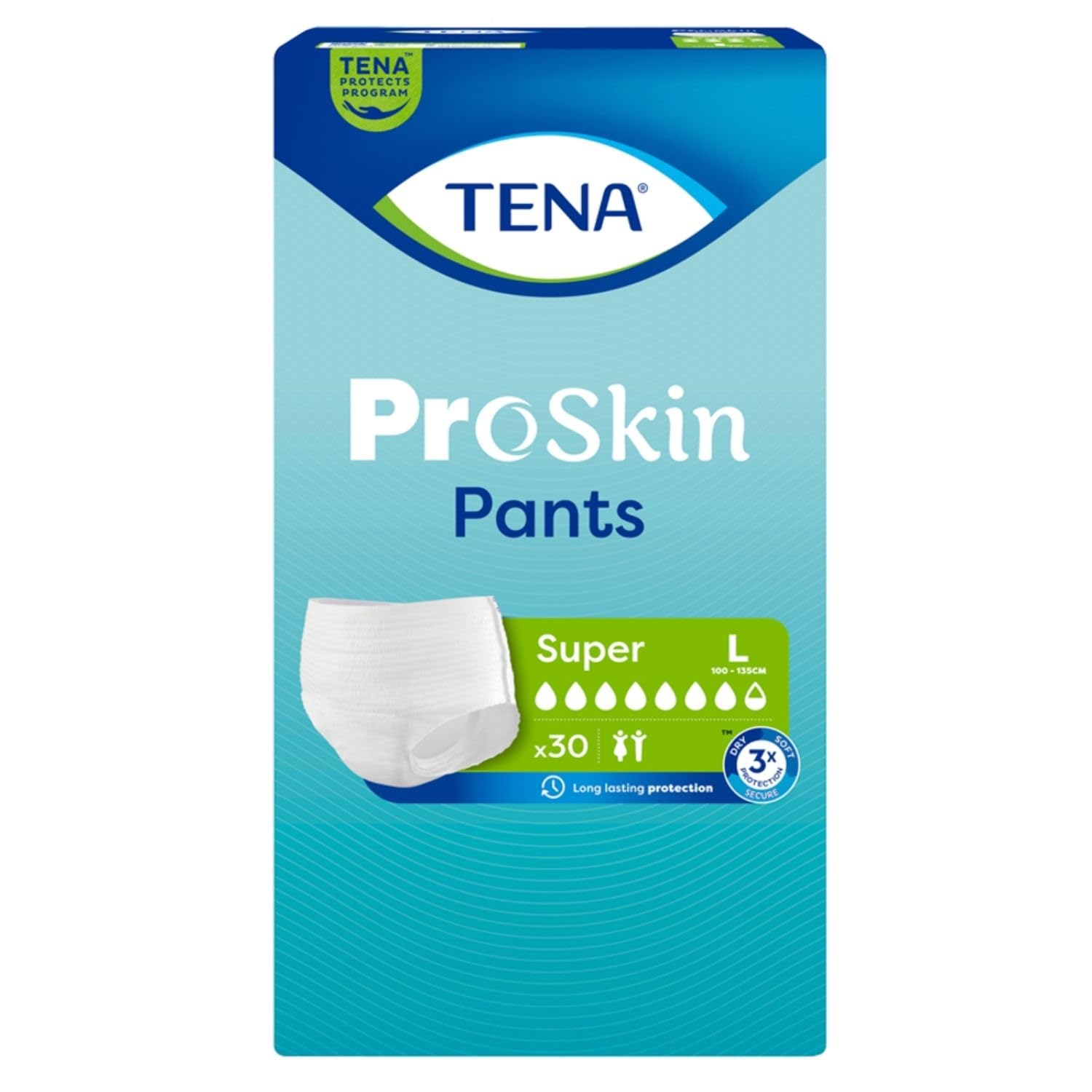 Majtki chłonne TENA Pants ProSkin Super L nietrzymanie moczu 30szt