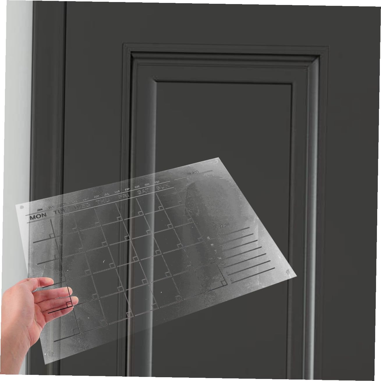Operitacx 1satz Wandkalender Abwischbar Transparenter Wochenplaner Mit Und Whiteboard-stift Praktische Planungsboard Für Büro Zuhause Und Geschäfte