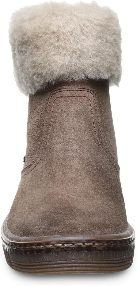 BEARPAW Women's Leticia Taupe Boot Size 9 | Classic Suede Boots | Women's Comfortable Winter Boot - Image 7