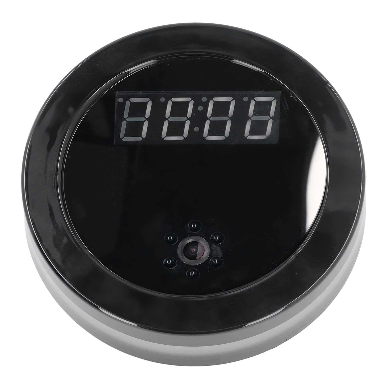 Cámara de Vigilancia de Seguridad 1080P, Detección de Movimiento de Cámara de Seguridad con Reloj Gran Angular de 130 Grados para el Hogar