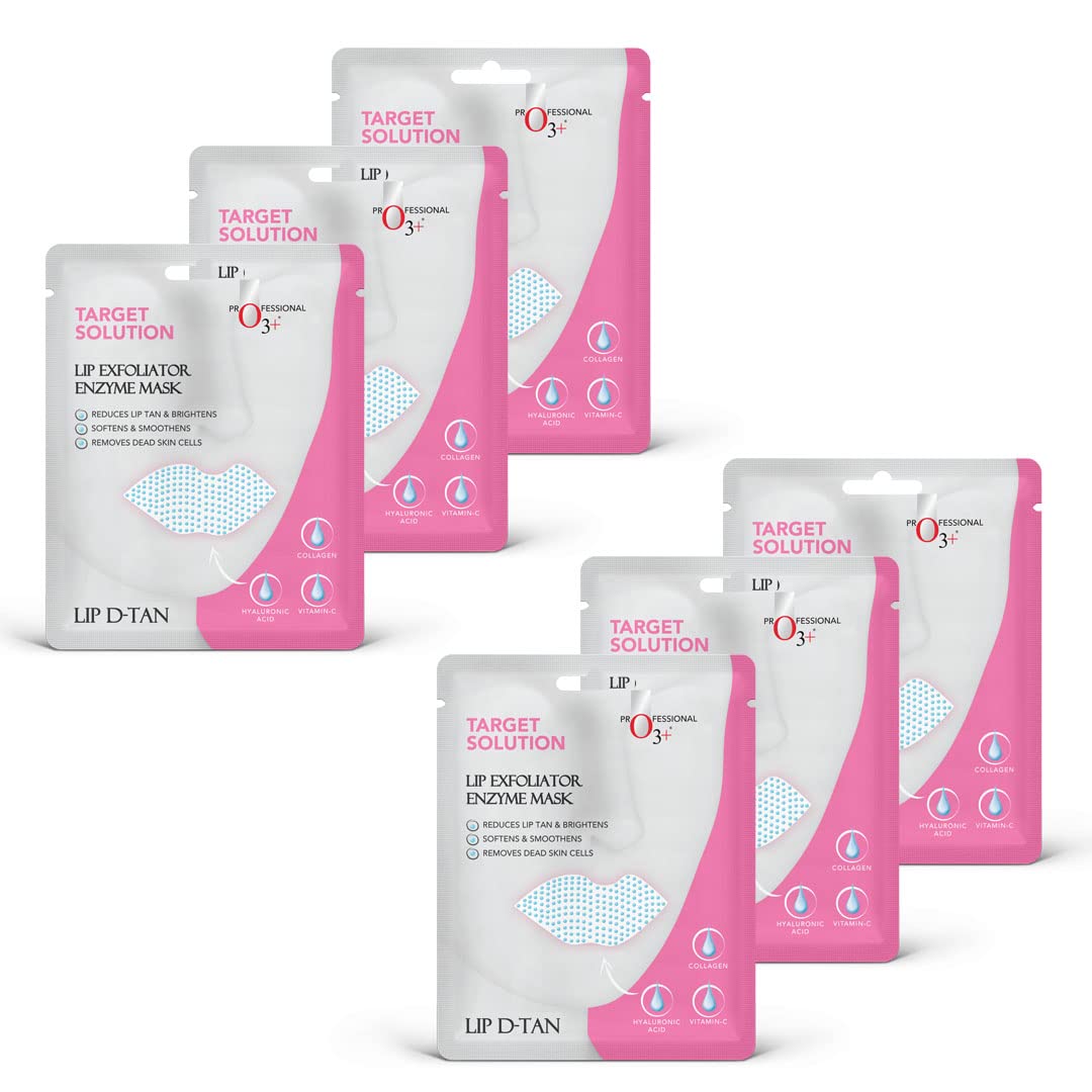 O3+ Lip Exfoliator Enzyme D-Tan Sheet Mask 30gm (pack of 6)-image-21