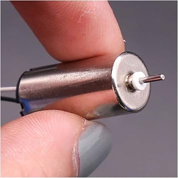 DIY DC Motor High Torque RC Coreless Motor 1020 10*20mm, DC 3. 7V 39500RPM, 4-Axis Micro Aircraft Coreless Motor SpeedRPMRed Blue Wire