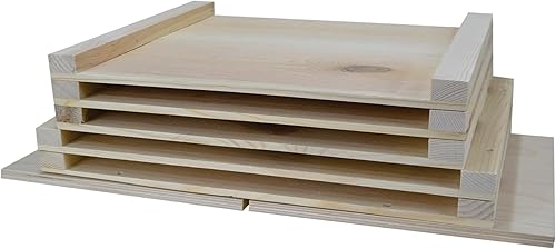 Miniatura 5 de Caja de almacenamiento de madera para botellas de vino o bebidas con divisor