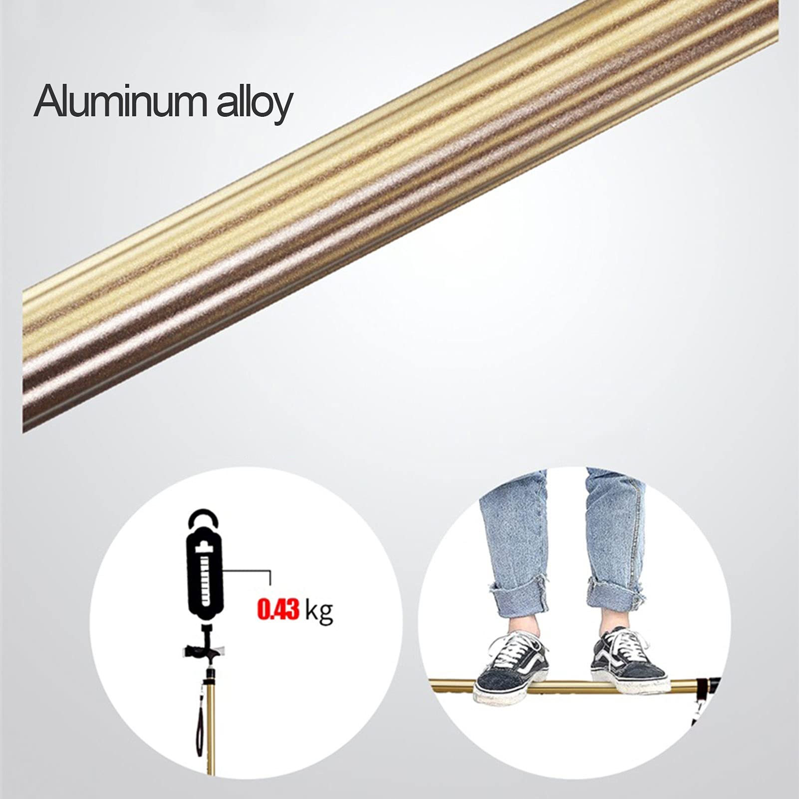 Peguera Plegable para Hombres y Mujeres, Caña de Aluminio Altura Ligera Ayuda Ajustable Ayuda de la Movilidad Ayuda de Movilidad Pastelles Plegables, Base Antideslizante (Color : Verde)