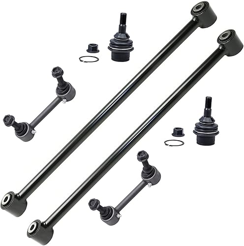 Miniatura 156 de Detroit Axle - Kit de suspensión delantera RWD para Chrysler 300 Dodge Charger Challenger Magnum 2 brazos de control superior con rótulas 2 rótulas