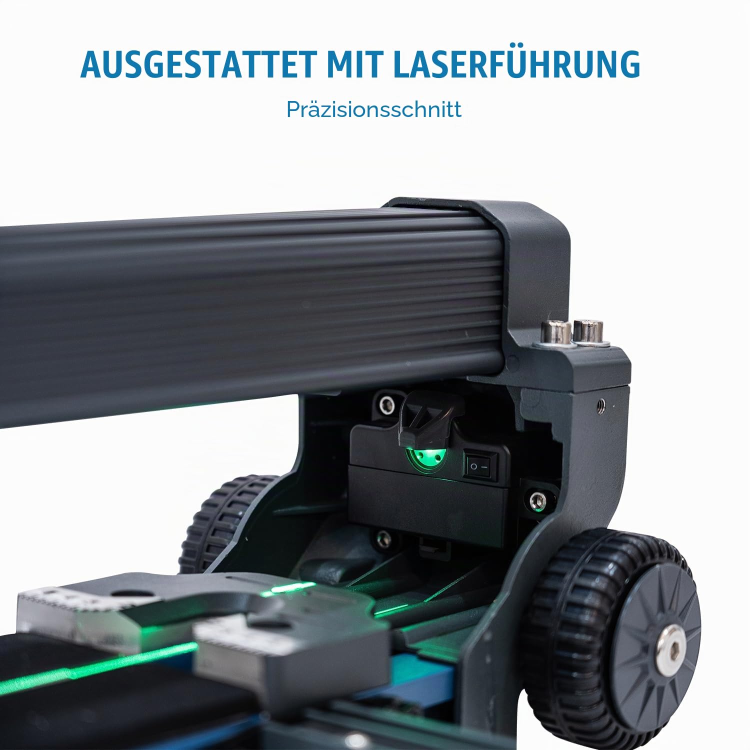 KATSU Tools Manueller Fliesenschneider 48" 1200 mm Hochpräziser Lasergeführter, Robuster Aluminiumlegierung mit Rädern, Keramik- und Porzellanböden und Wandfliesenschneidemaschine