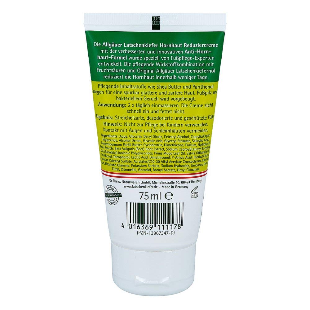 Allgäuer Latschenk. Hornhaut Reduziercreme 75 ml