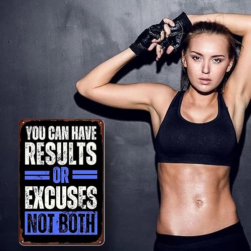 Miniatura 4 de Cartel de metal con texto en inglés You Can Have Results Or Excuses Not Both de metal con texto en inglés You Can Have Results Or Excuses Not Both