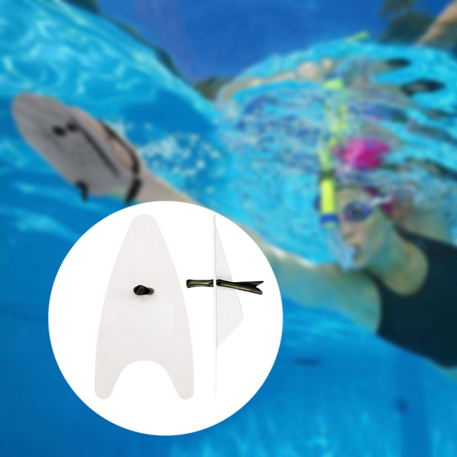 Fenteer Par de Paletas para Natación, Aletas de Mano para Entrenamiento en El Agua