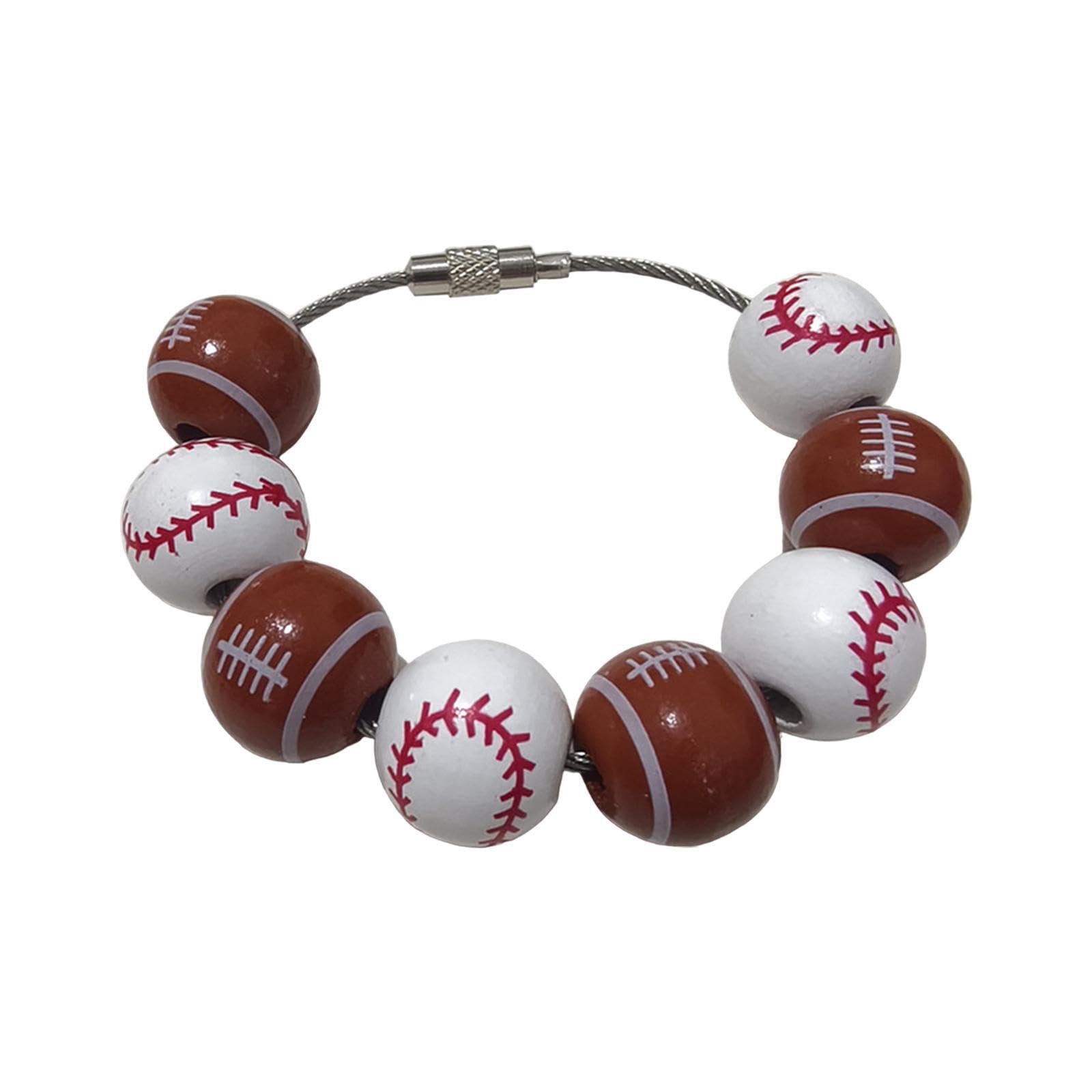 AUYXSSZ Passion With Sports Charm Wooden Beads Accessories Effortlessly Add Stylish To Handbags And Sports Charm for Creative Decorative Bag Decoration