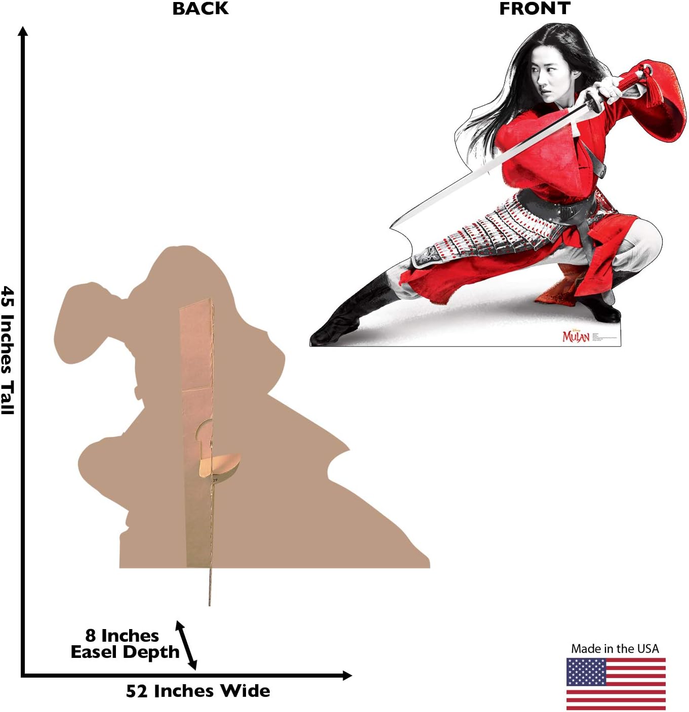 Cardboard People Mulan Life Size Cardboard Cutout Standup - Disney's Mulan (2020 Film)