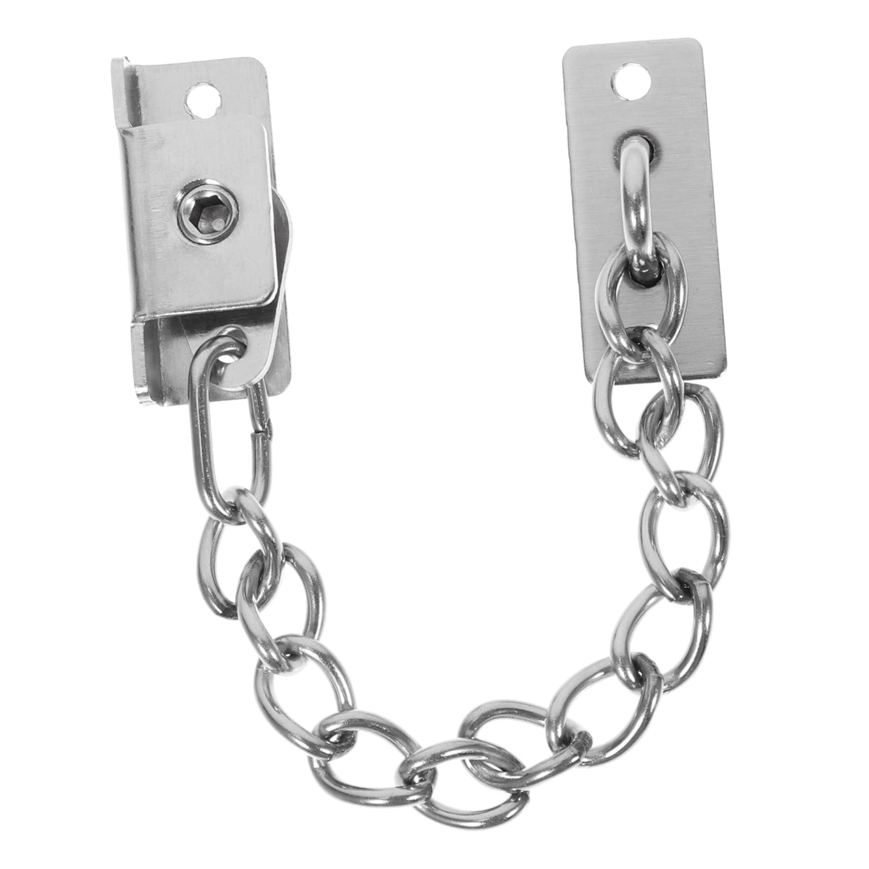 Mikikit Stainless Steel Door Chain Lock Window Lock Security Chain for Safety Sliding Door Safety Lock Door Latch Safety Lock for Do