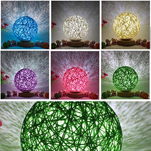 SWEEPID - Lampada da notte romantica in rattan