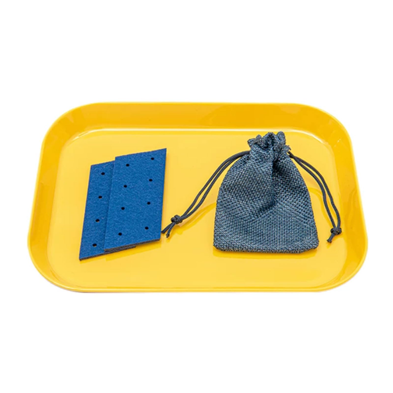 ttnmrc Montessori Pegging Board Toy, Geometric Shape Pegboard Set with Wooden Sticks, Hand-Eye Coordination Fine Motor Skills,Blue