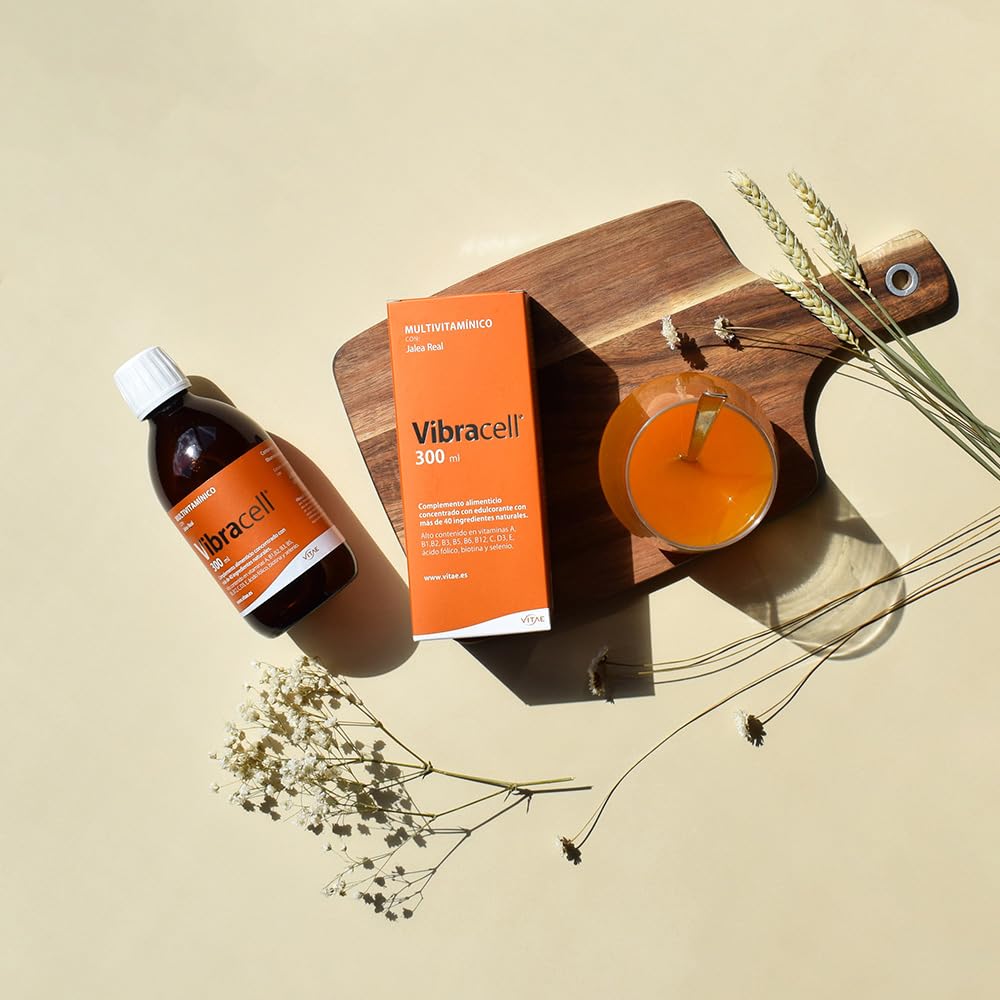 Vitae Vibracell Complemento Alimenticio, VIB300, Naranja, 300 Mililitros