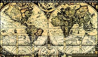 Historical Conquest Burning Map Play Mat