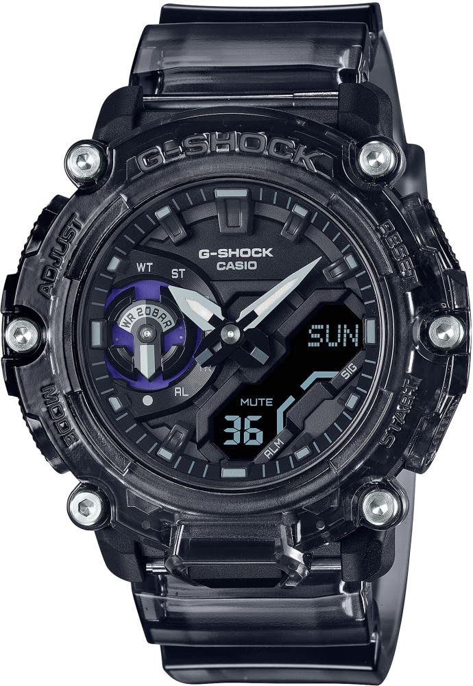 Casio GA-2200SKL-8ADR Kol Saati, G-Shock, Analog/Digital, Siyah, Erkek