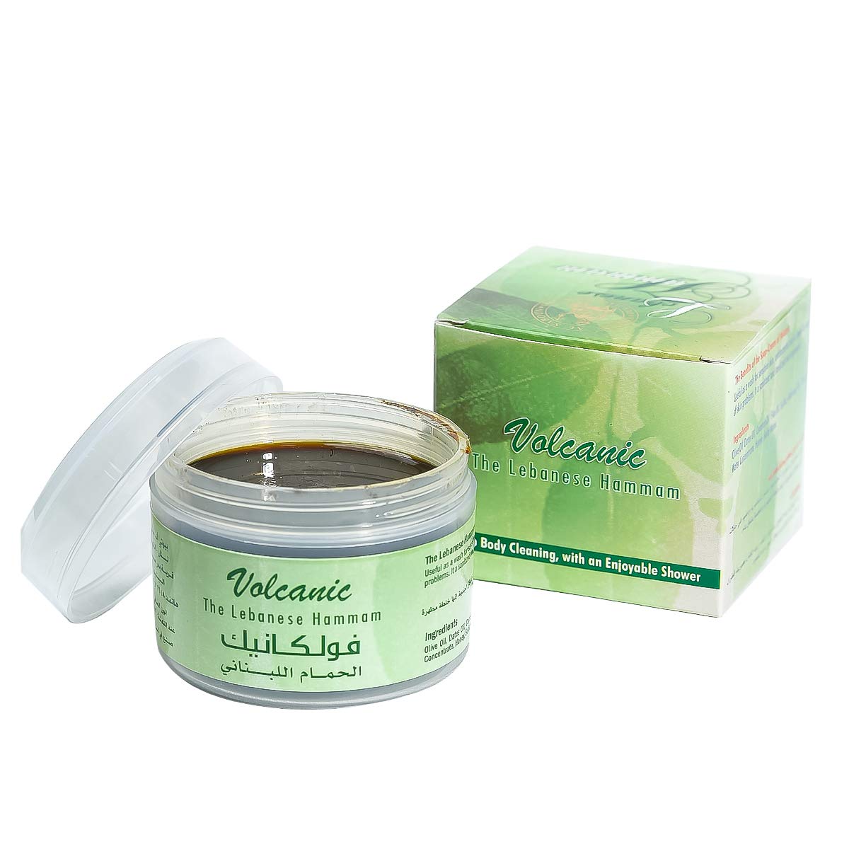 Khan Al SabounOrganic Antiseptic Lebanese Hamam Volcanic, 150gr, Rejuvenates, Revitalizes and Protects From Allergy, Removes Fungus, Bacteria and Itchiness, All Skin Types, For A Healthy Body