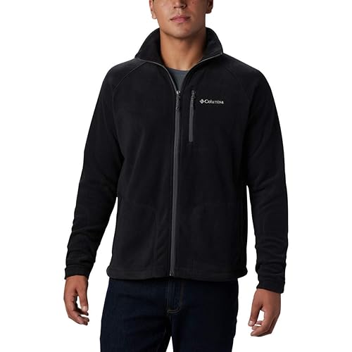 Columbia Fast Trek 2 Full Zip Fleece, Giacca In Pile Con Cerniera Intera Uomo, Black, L