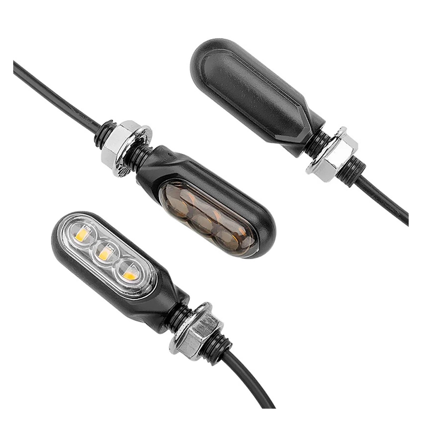 Indicatori di direzione a LED per moto 12V 10mm Indicatoris Motos