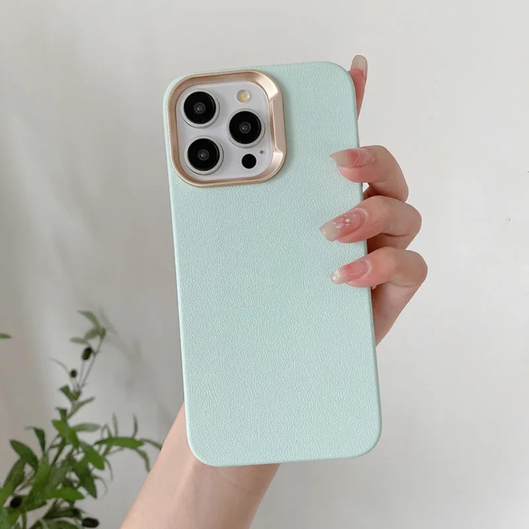 Coque silicone iPhone 13 Pro vert clair étui souple mat antichoc