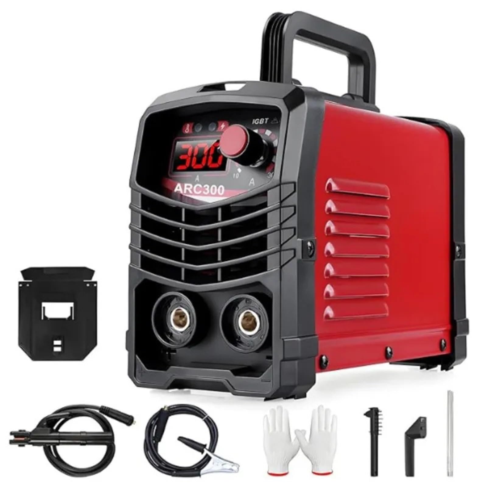 Przenośna spawarka, półautomatyczna spawarka łukowa, elektryczna spawarka DC, sprzęt do spawania domowego (140A 220V)