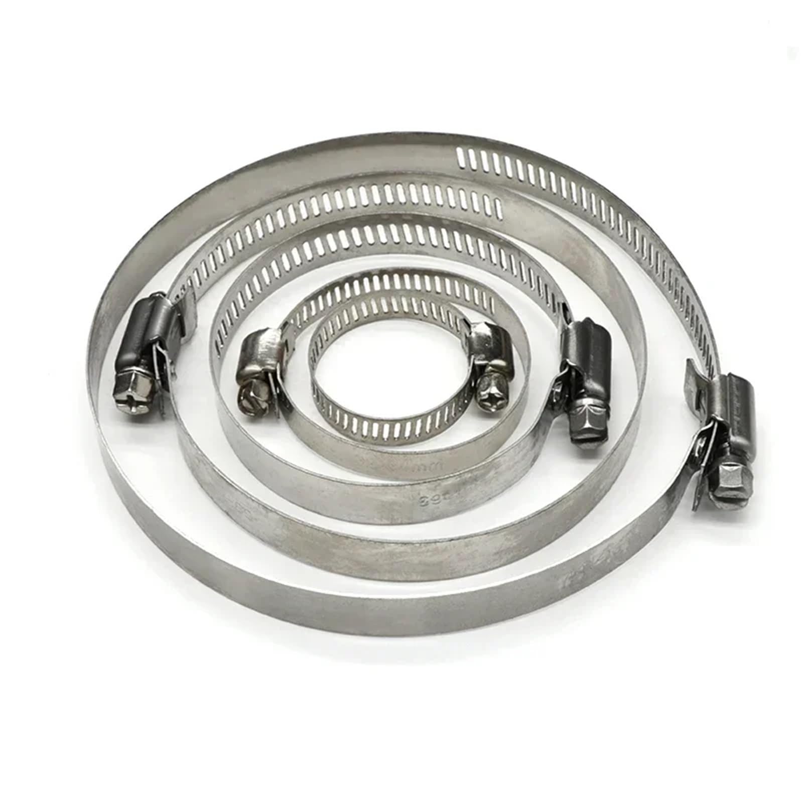 10 szt. Regulowane opaski do węży ze stali nierdzewnej - 8 mm do 120 mm Tri Gear Napęd ślimakowy Zaciski rurowe do przewodów paliwowych i wodnych(25-38mm)
