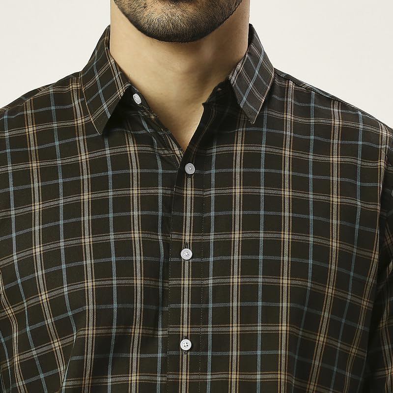 Image of Mens Striped Slim Fit Cotton Casual Shirt | Full Sleeves Mens Shirts | Stylish Shirt for Men