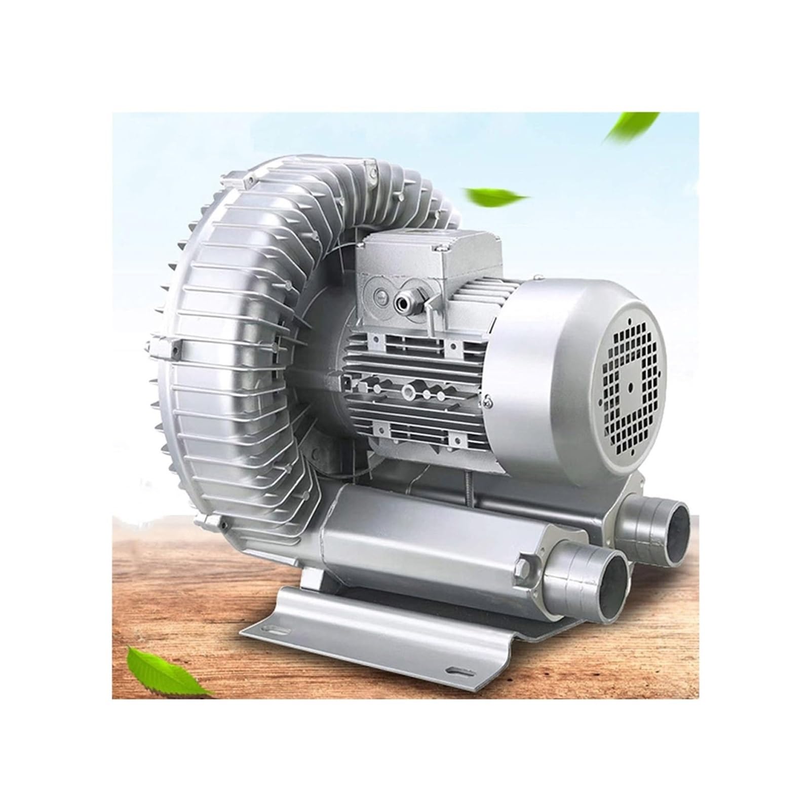 Genérico Soplador regenerativo de 50 Hz, soplador anular para aireación de Aguas residuales de 0,16 HP a 1,49 HP, monofásico de 110 V/220 V, bajo Nivel de Ruido, Bomba de vacío Industrial para soplad