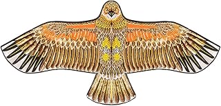 Kite for Outdoor Huge Eagle Kite with 63" Wingspan for Kids Adults,Great Beginner Kite for Everyone,Easy to Fly,Perfect for Beach Or Park-Brown Easy to Fly Kites Gift (Color : 200m String)
